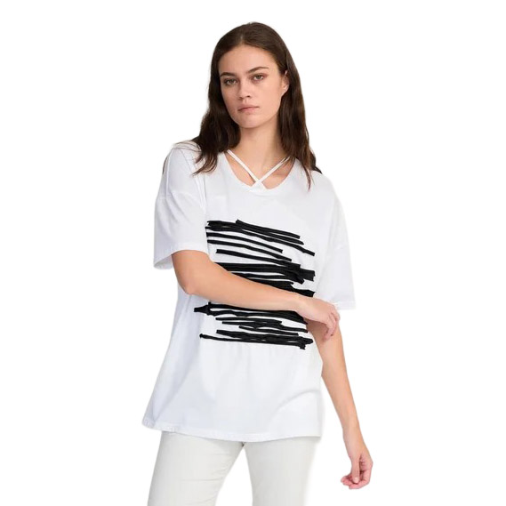 taylor Strip Module Tee